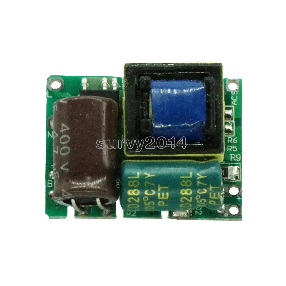 2.5W 5V 500mA  AC-DC Step Down Isolated Switching Power Supply Module 