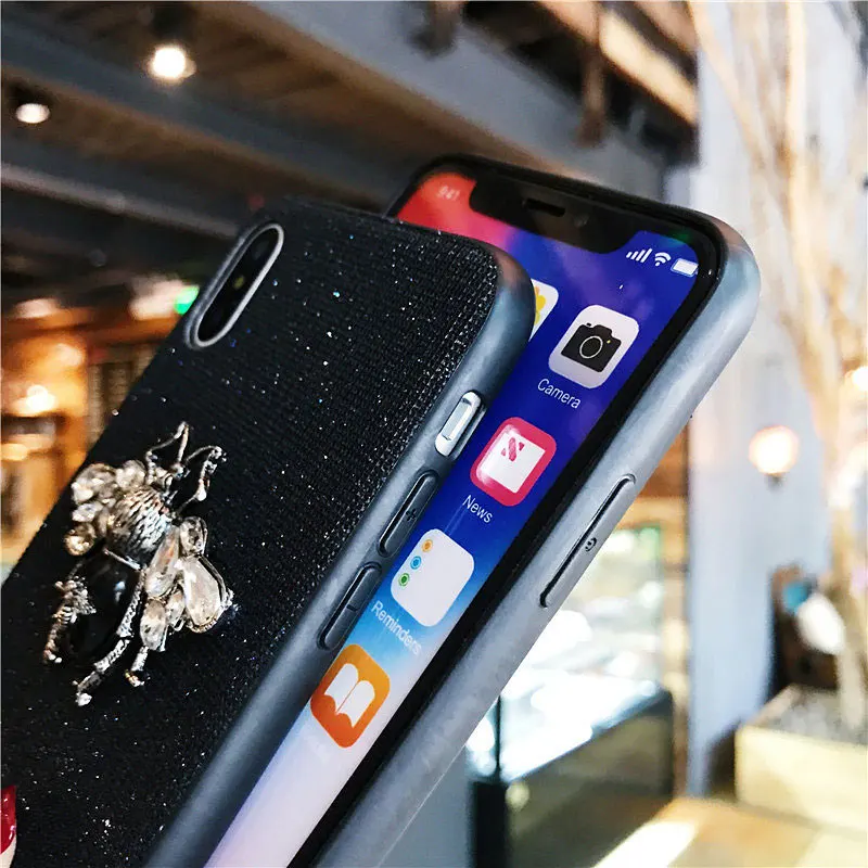 bling bling luxury cute iphone 6 6s 7 8 plus x xr xs max case  (15)