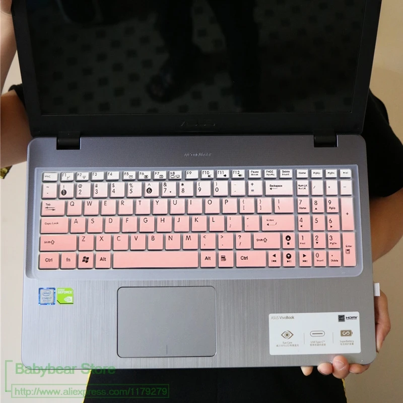 15 6 ''Защитная Клавиатура для ноутбука ASUS VivoBook X542UF X542UR X542UN X542UQ X542 A542UR A542UN|Чехлы