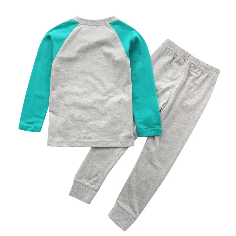 الأطفال مجموعة ملابس البيجامة الفتيات القطن الكرتون ملابس خاصة الدعاوى الساخن بيع منامة الطفل المنزل ارتداء الملابس 2-7 t مجموعات