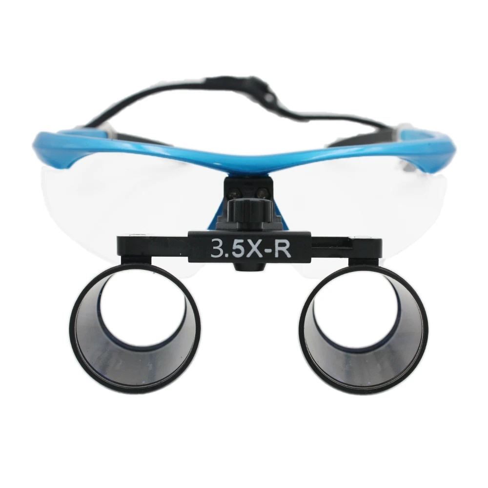 Dental Surgical Medical Binocular Loupes 3.5X 320 420mm Optical Glass