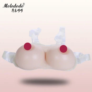 

Simulation Cleavage Conjoined Larger Beige Fake Breast Silicone Fake Breast Pseudonym Silicone Breast Forms D50