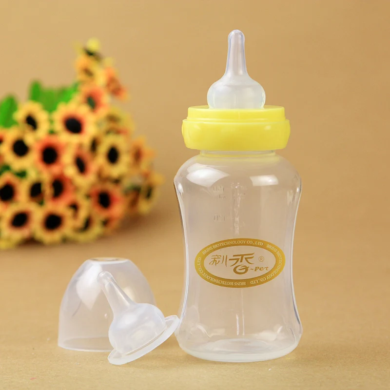 Hong darling pet bottle 150ml bottle newborn puppy dog small milk