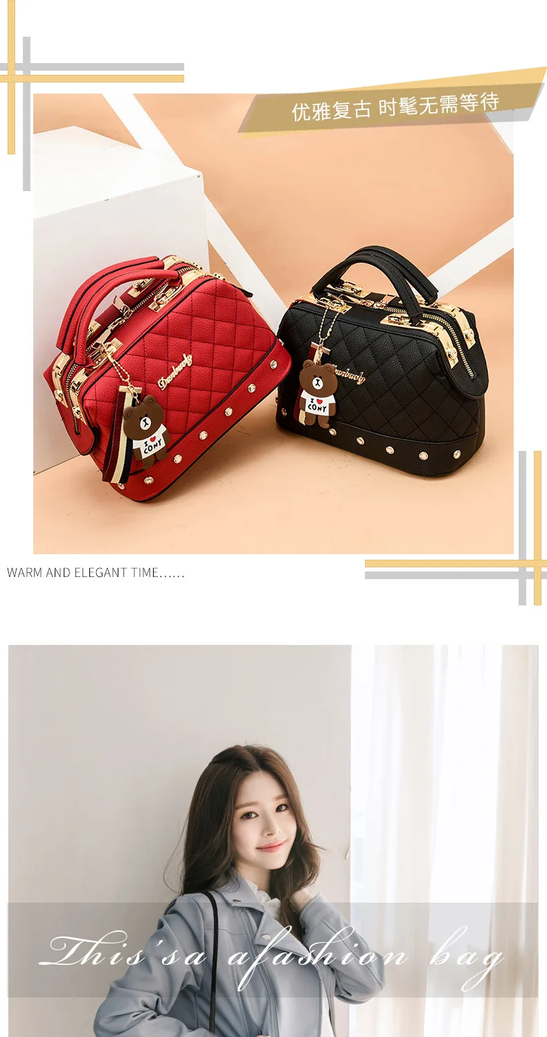 autumn winter Stylish New style one-shoulder cross-body bag Korean-style fashion women bag square sling bag generat