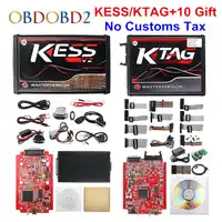 オンライン赤 EU KESS V2 5.017 V2.47 Ktag V7.020 OBD2 Manager のチューニングキット KESS V5.017 4 LED k タグ v2.25 BDM フレーム ECU プログラマ