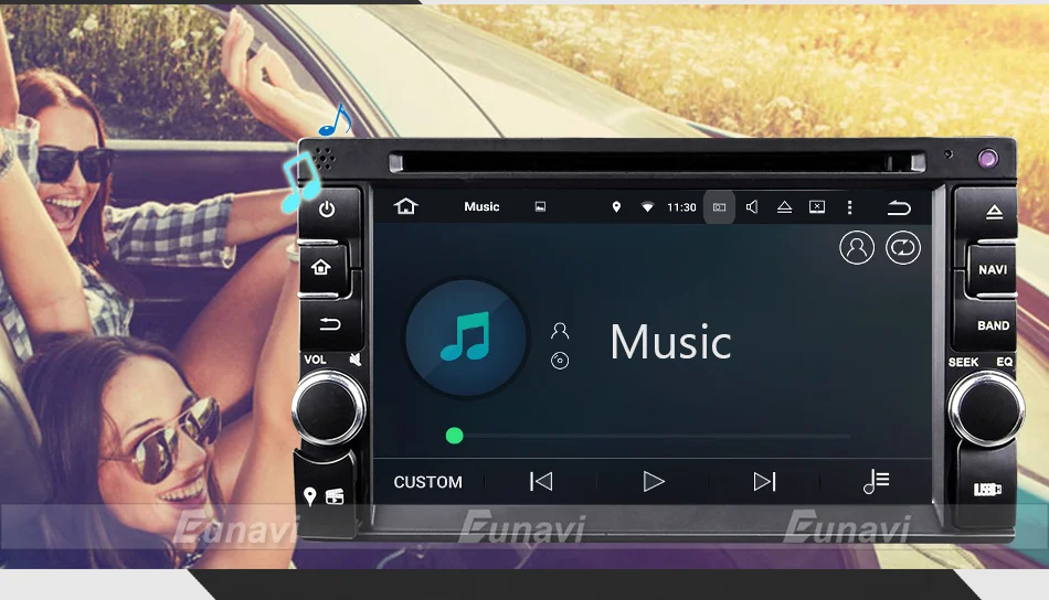 Cheap Eunavi Quad Core Universal 2 Din Android 9.0 Car radio dvd multimedia Player Capacitive Touch Screen Audio Stereo GPS Navigation 11