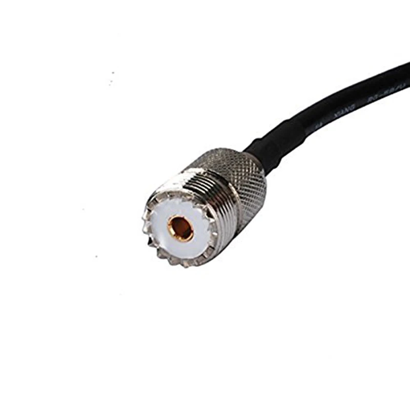 

ALLISHOP SMA Female Bulkhead to UHF SO239 Female Pigtail Cable RG58 3m for Wireless