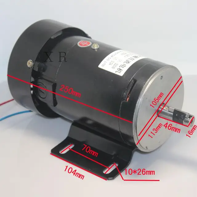 Heisser 220 V Dc Permanentmagnet Motor 500 Watt Leistungsstarke Motor