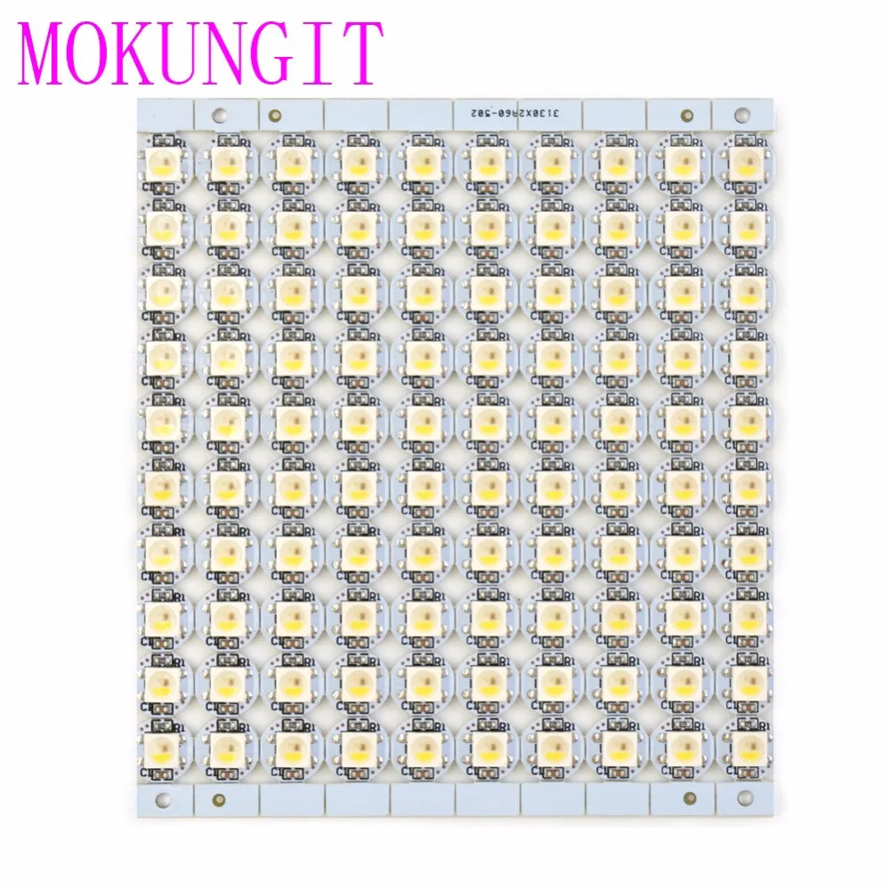 100 шт. DC5V SK6812 WS2812B 5050 SMD белый PCB адресуемый цифровой радиатор предварительно RGB /RGBWW/