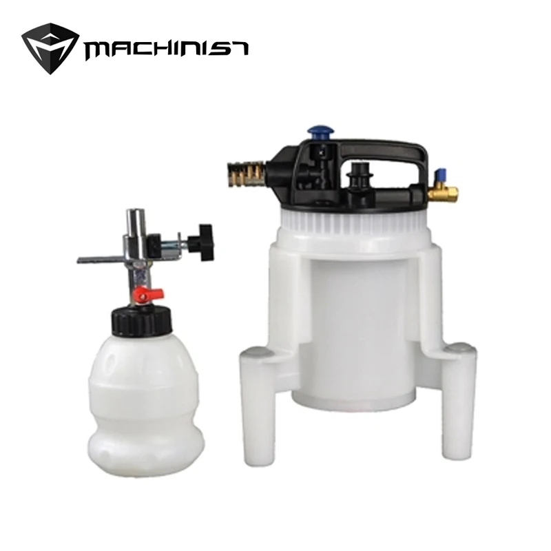 Export pneumatic brake fluid replacement mechanism brake fluid