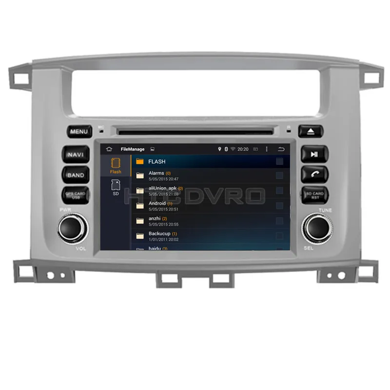 Discount YMODVHT 7inch 4G Octa Core Android 9.0 7.1 Car DVD GPS for Toyota Land Cruiser 100/LC 100/for Lexus LX 470 Auto RDS Radio Audio 15