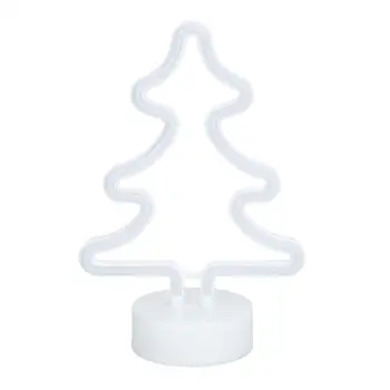 

Christmas Tree Neon Sign LED Neon Light Sign with Holder Base For Home Party Birthday Bedroom Bedside Table Decoration