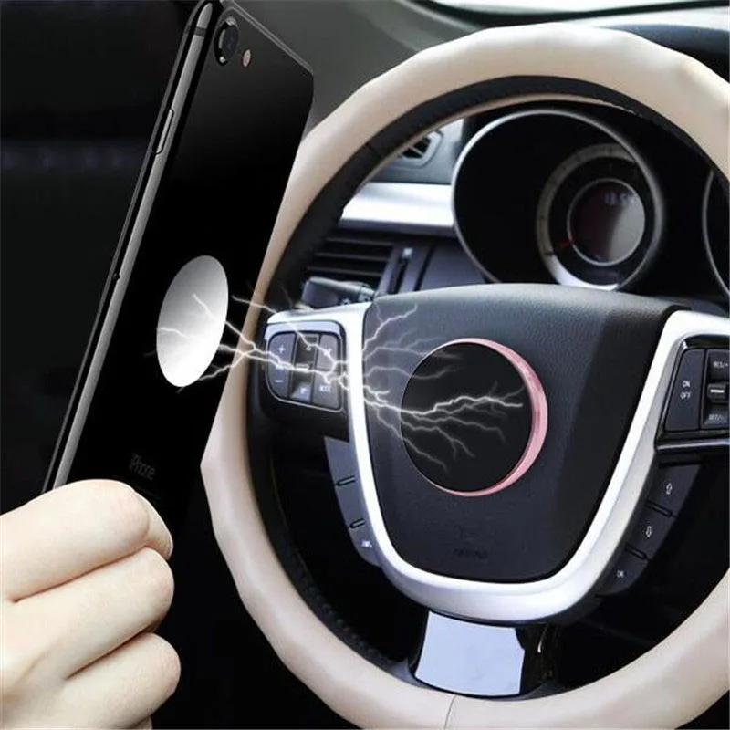 Универсальный магнитный автомобильный держатель для мобильного телефона 360 Вращающаяся наклейка Suporter gps подставка для телефона