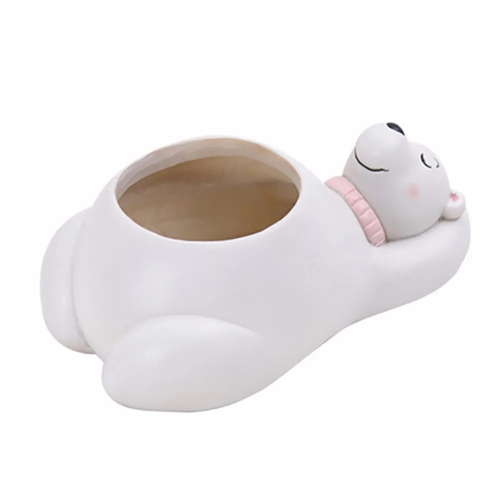 Animals Resin Flowerpots Planters Succulent Plants Desk Flower Pot Home Decoration Macetas Plateau Flowerpot | Дом и сад
