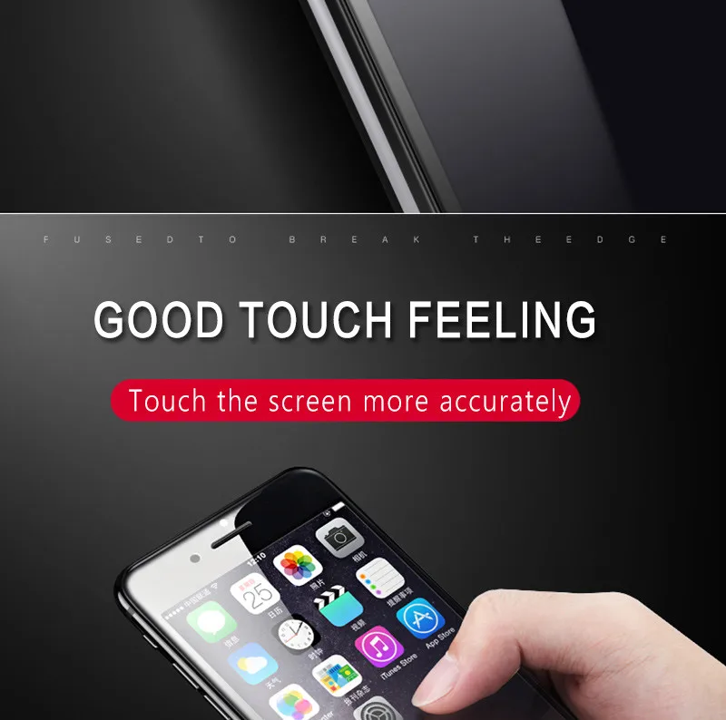 Mambaman 10D Full Cover Protection Glass on the For iPhone 7 8 Glass iPhone XR XS Max Tempered Glass For iPhone X 6 Plus Screen Protector (4)