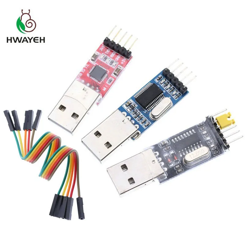 3 шт./лот = 1 шт. PL2303HX+ 1 шт. CP2102+ 1 шт. CH340G USB для ttl для arduino USB для UART ttl модуль