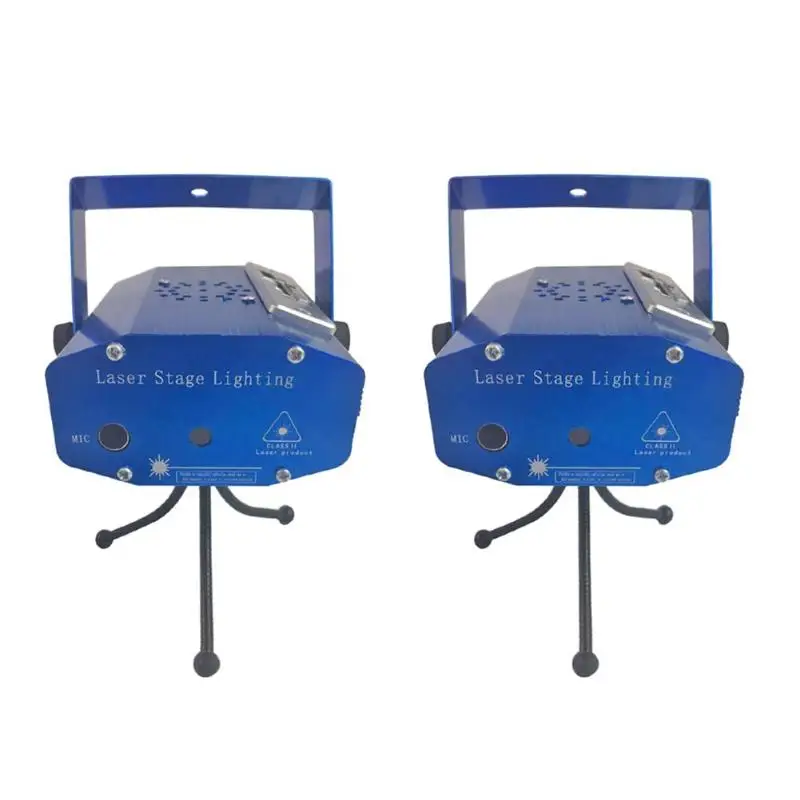 

Mini LED Laser Light Stage Effect Projector Lamp Self-Propelled Voice-Activated Bluetooth KTV Disco Light Club Party Lamp