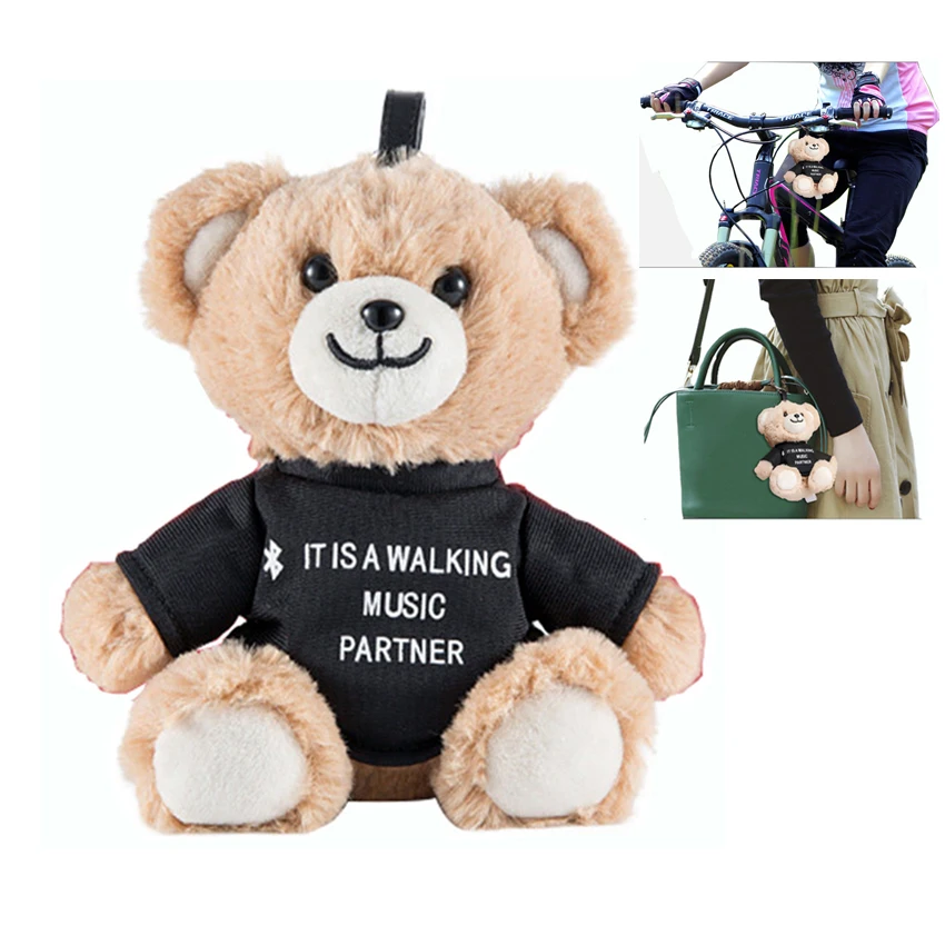 

Cute Bear Bluetooth Speaker For Phone Computer Laptop Portable Wireless Music Speaker Car Subwoofer Outdoor Valentine/ Kids Gift