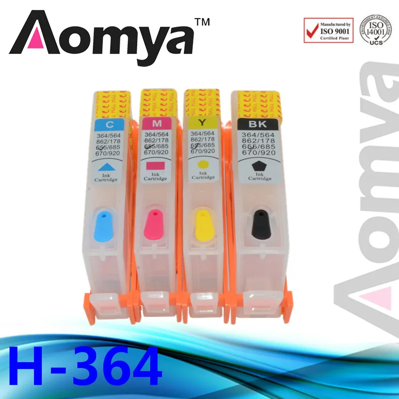 

Refill Ink Cartridge For hp364 For HP364XL Compatible For HP photosmart plus B209a B209c B210a B210c 3070A With Chip