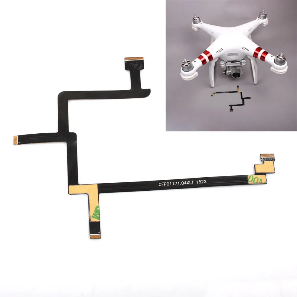 Дрон гибкий запасной ленточный кабель для DJI Phantom 3 standard Vision Plus Gimbal камеры Запчасти 0A