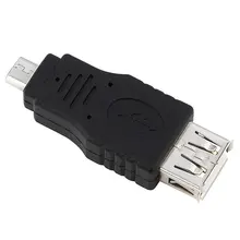 2015 Лидер продаж Черный Micro USB мужчина к USB разъем Женский адаптер
