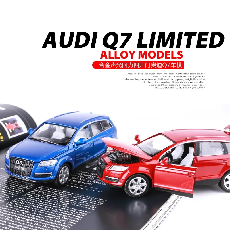1:32 Audi Q7 литая под давлением модель автомобиля детские игрушки Коллекция Модель
