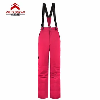 

Professional Winter Ski Pants Women Warm Waterproof Snow Skiing Snowboard Pants Outdoor Trousers PYP512