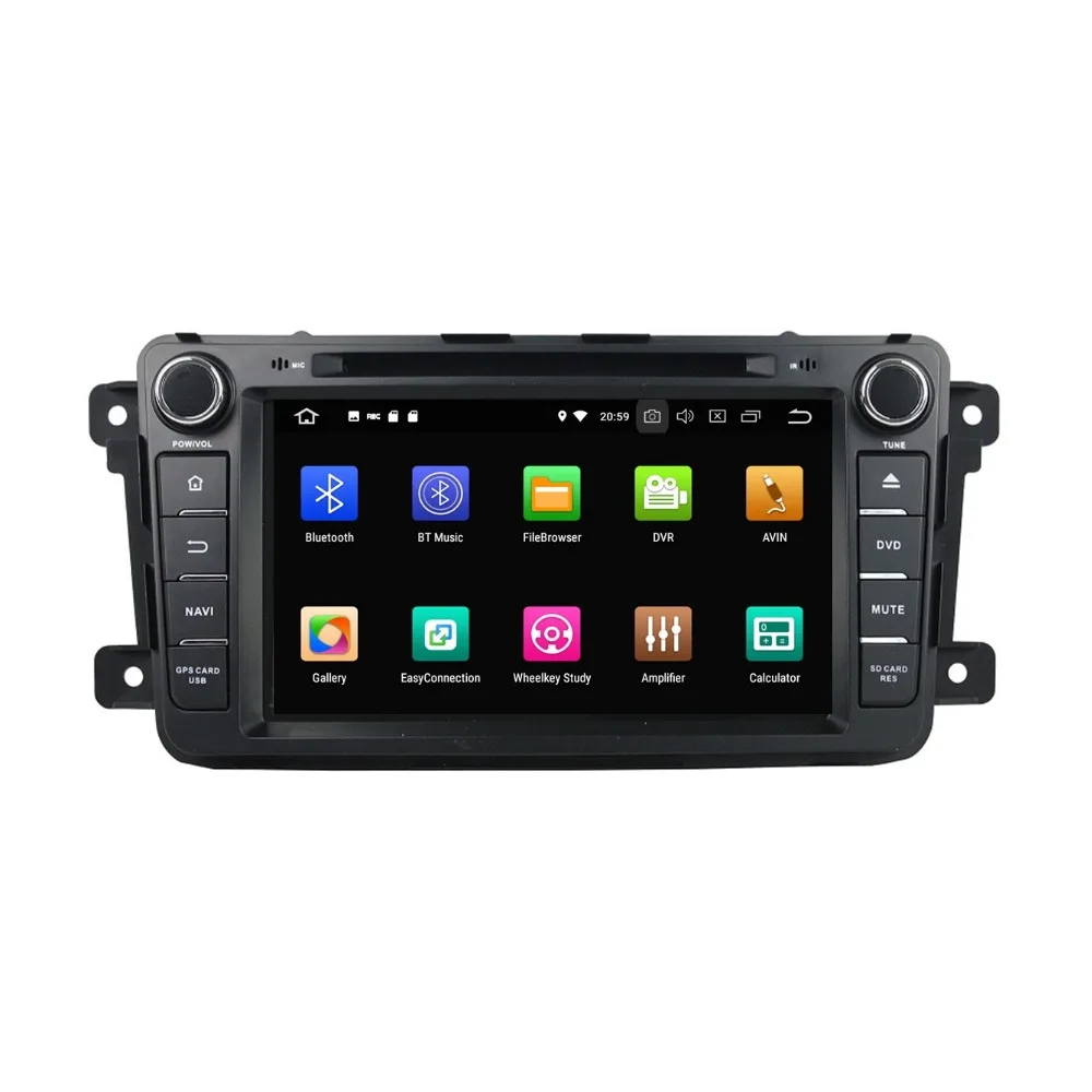 Автомагнитола с IPS экраном 4 Гб ОЗУ 8 дюймов Android 0 GPS DVD мультимедиа головное