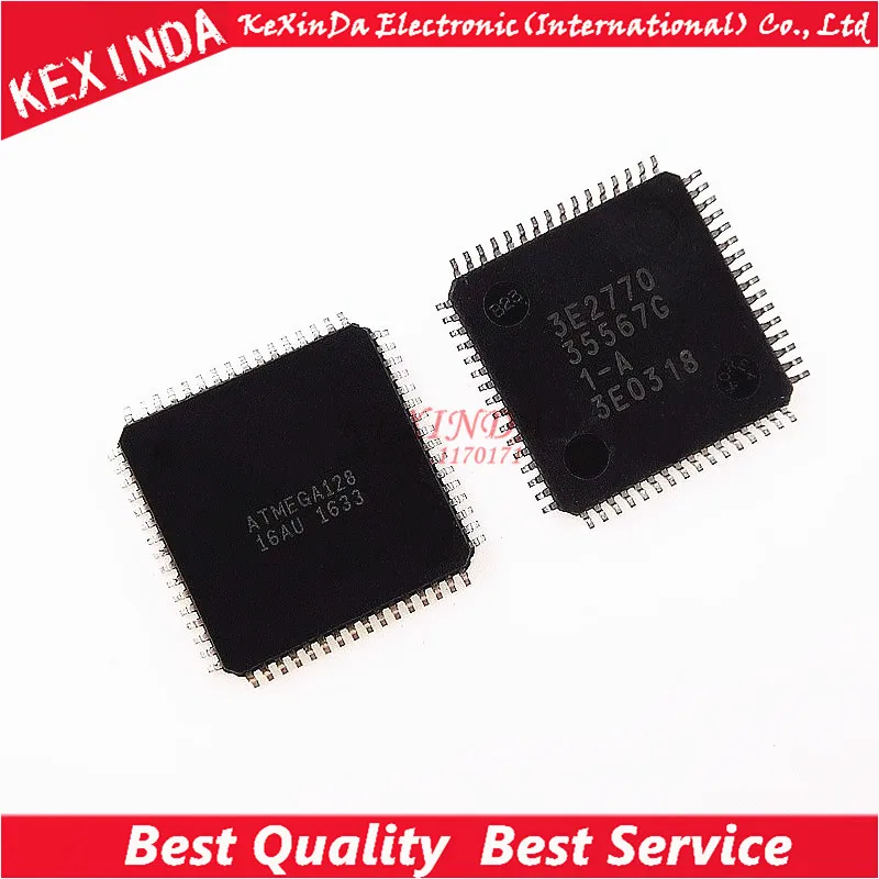 ATMEGA128-16AU ATMEGA12816AU ATMEGA128 16AU TQFP-64 IC 10 шт./лот Бесплатная доставка | Электронные