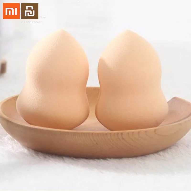 

2pcs xiaomi Mijia youpin stretch puff natural skin-friendly uniform makeup smart home