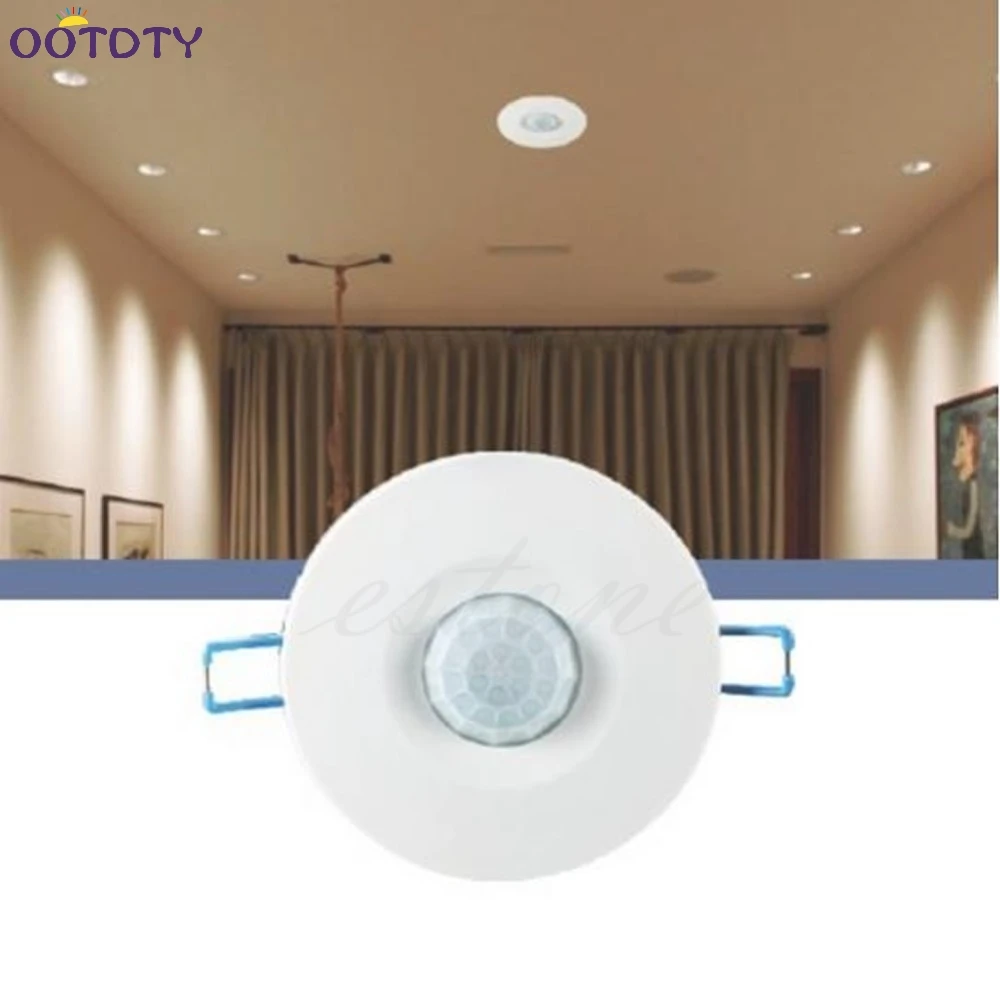 

Hot 220V Recessed PIR Ceiling Occupancy Motion Sensor Detector Light Switch New
