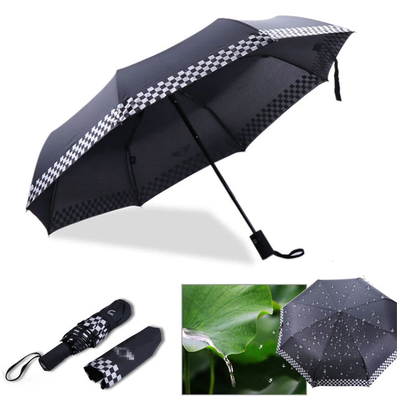 Paraguas automático para coche, sombrilla para MINI Cooper R55 R57 R58 R59 R60 F54 F55 F56 F57 Clubman Countryman Paceman para Mini Logo|Sets de paraguas| - AliExpress