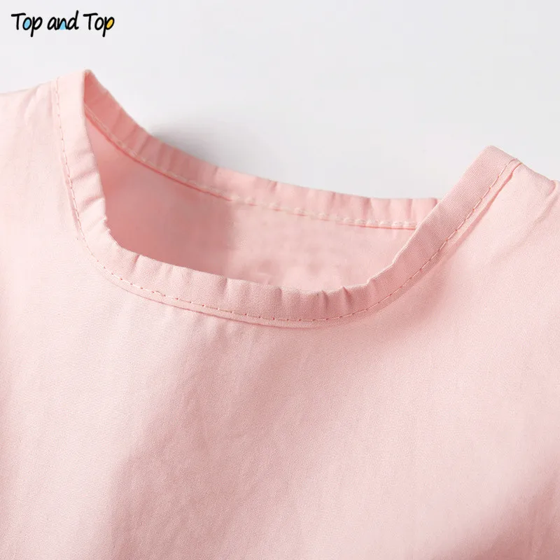 Top and Top baby girls clothing sets 2019 summer infant petal short sleeve t-shirts pants 2pcs toddler newborn girl clothes baby knitted clothing set