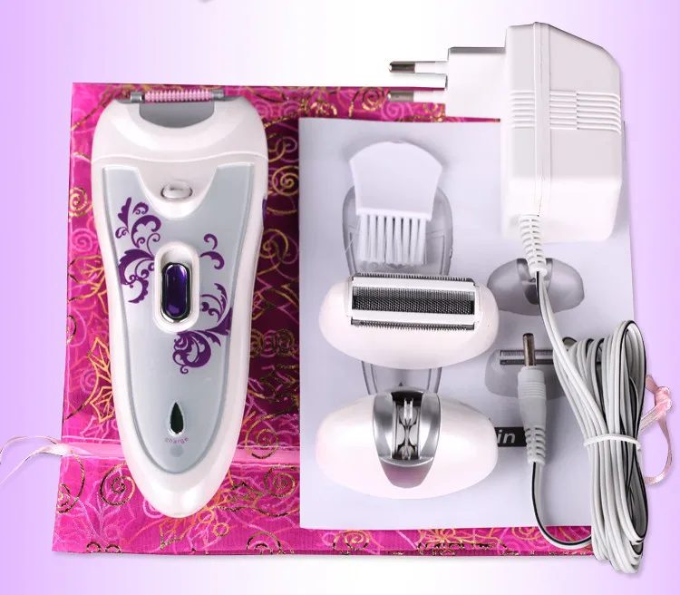 3 in 1 Lady Epilator with Extra Shaving head,Hair Removal,Rechargeable