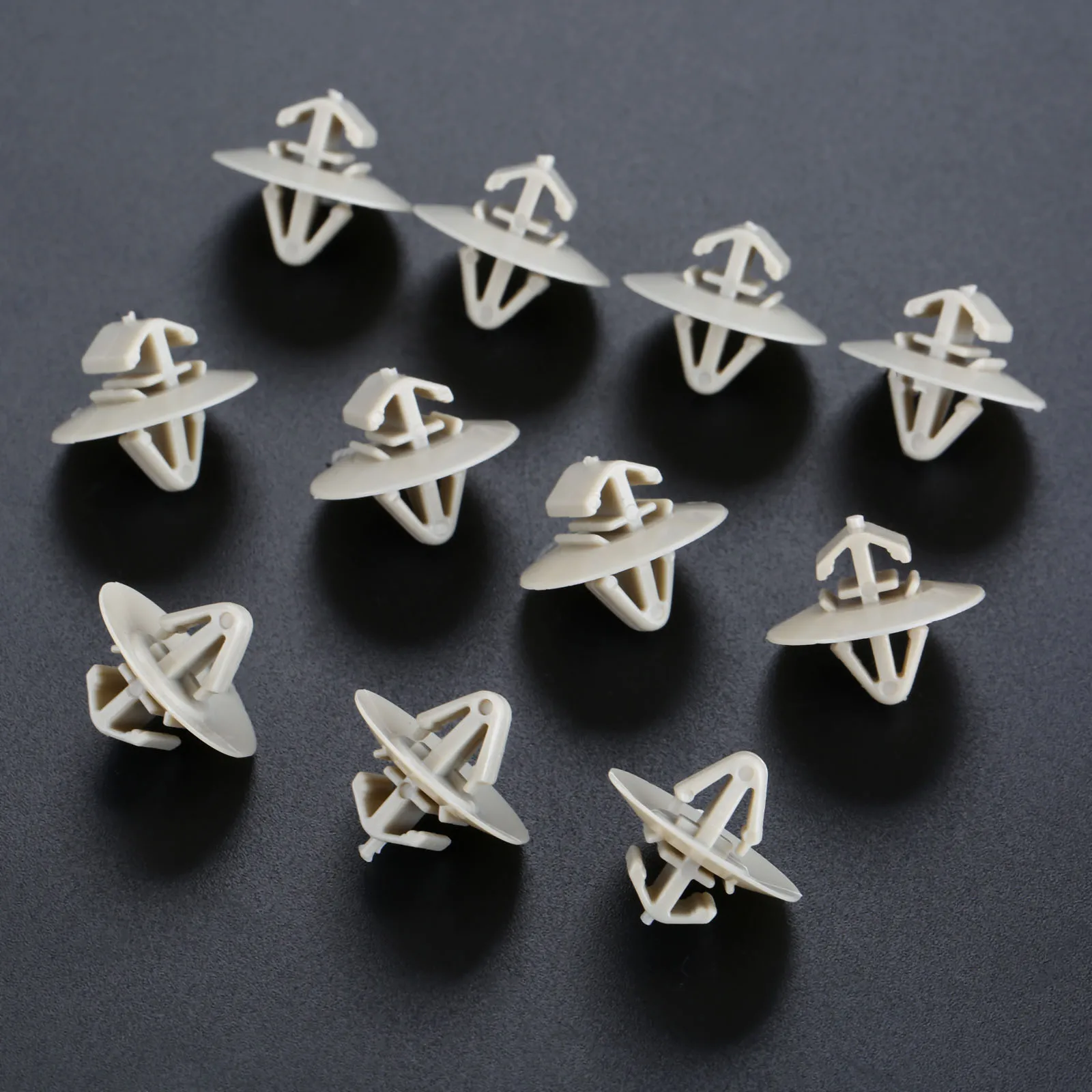 Renault Clio Side Moulding door Clips Panel Trim x 10