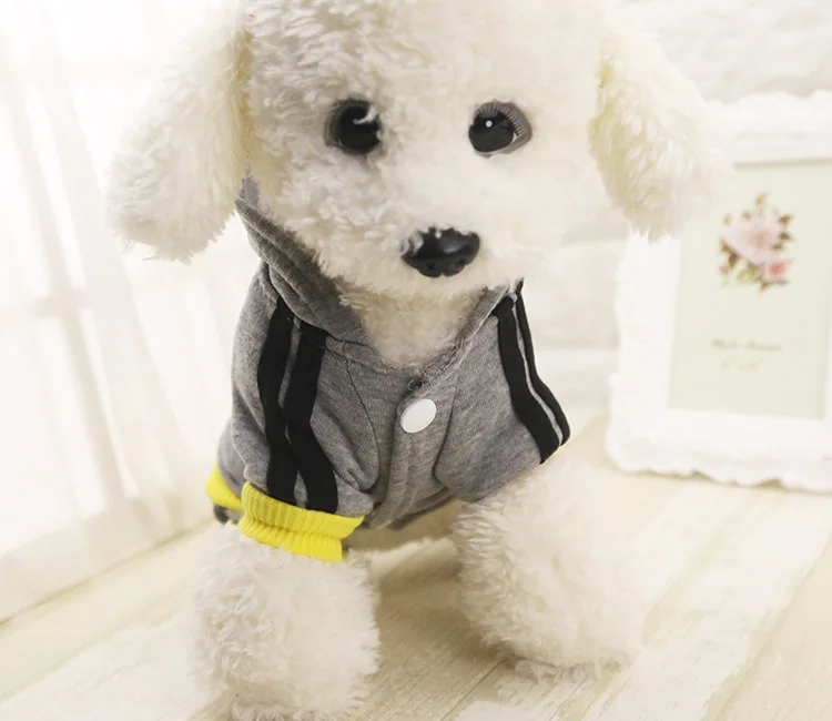 Ahl плюшевая собака пудель одежда Мода Милая для собак Толстовка с капюшоном Домашние животные свитер щенок куртка с Бэтменом мягкое пальто летняя одежда для собак зимняя одежда