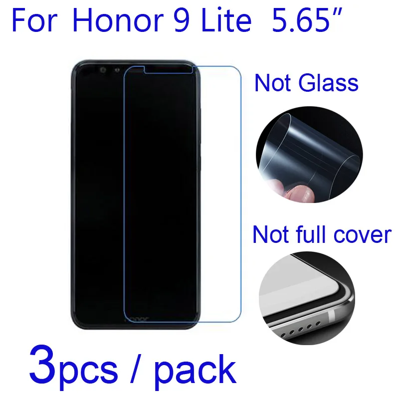 

3pcs/lot Soft Clear/Matte/Nano Anti-explosion Protective Films for Huawei Honor 9 Lite Front/Back Phone Screen Protectors Guard