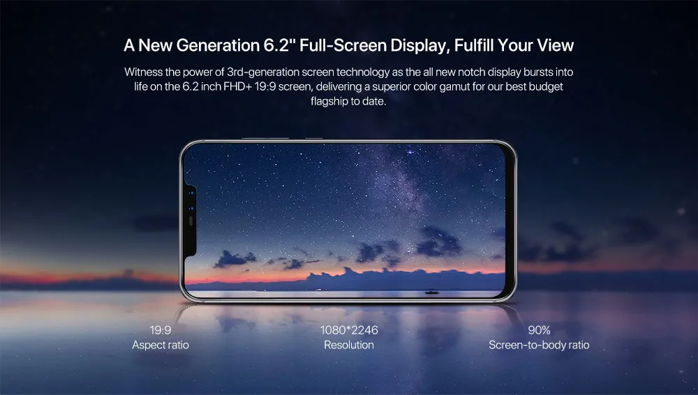 UMIDIGI Z2 специальное издание Helio P23 2,0 ГГц 19:9 6," FHD+ полный экран 4G+ 64 ГБ Android 8,1 телефон 18 Вт Быстрая зарядка разблокировка лица