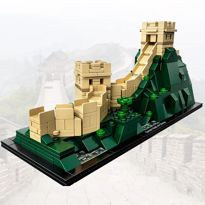 

Architecture Building Set Great Wall of China Ancient Miracles Building Block 617pcs Bricks Toys Compatible With Legoings 21014