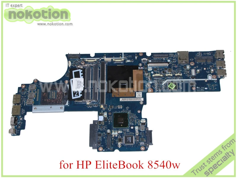 NOKOTION 595765-001 604538-001 аккумулятор большой емкости KAQ00 LA-4951P Rev 1,0 для hp Elitebook 8540 Вт 8540 P материнская плата DDR3 QM57 с графикой слот