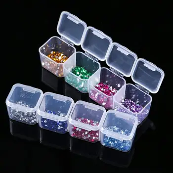 

Diamond Embroidery Box 4 Packs 28 Grids, 5d Siamond Box and Cross Stitch Tools Accessory Containers for DIY Art Craft Diamond