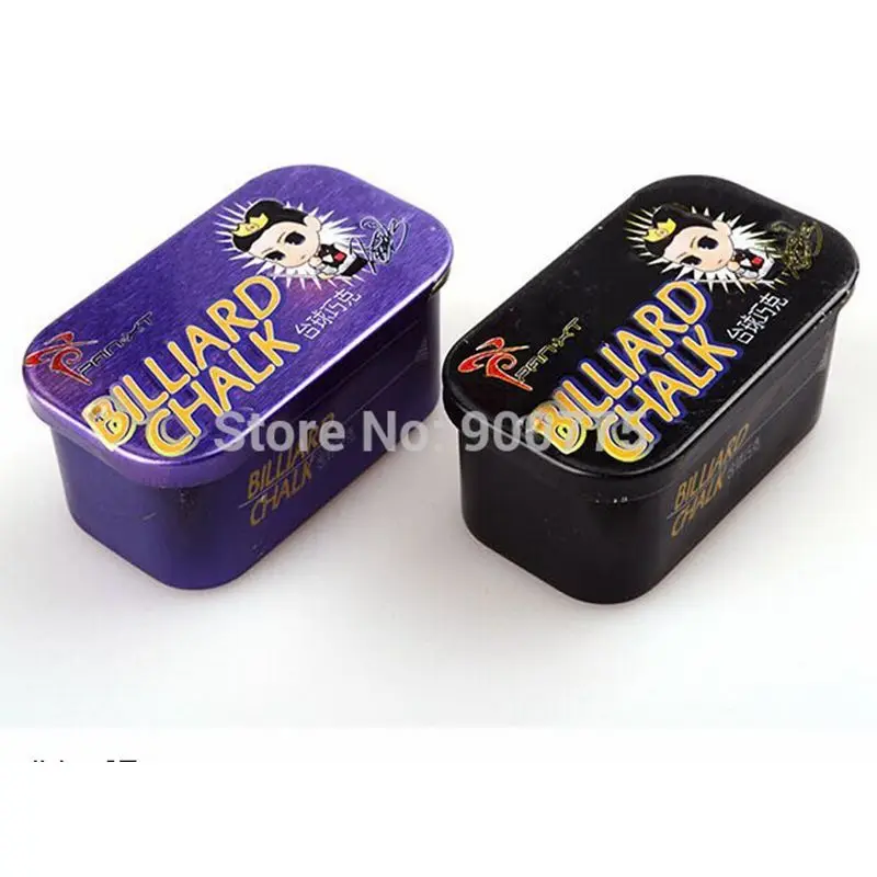 

Pan Xiao Ting Super smooth Billiard Chalk Green Blue Quality pool Cue Chalk/ 2 pcs/box