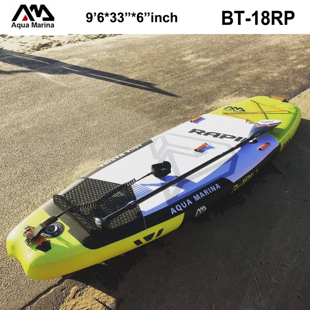 Aqua marina Rapid надувная доска для сапсерфинга белая на реке|Серфинг| |
