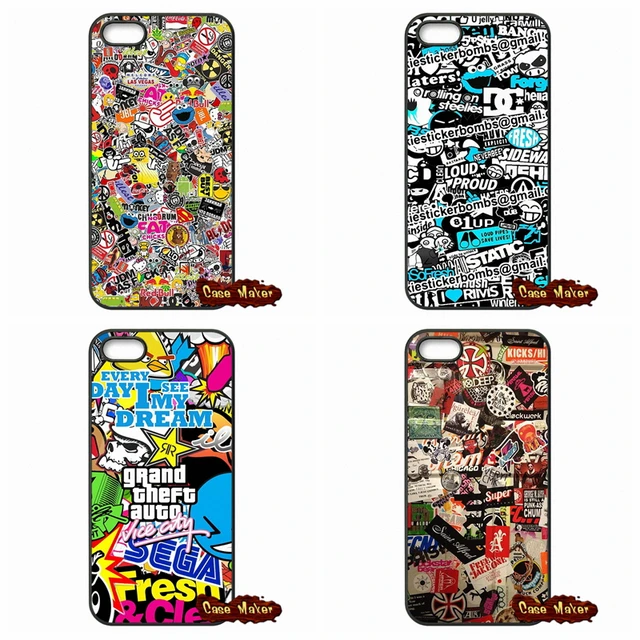 coque iphone 6 stickerbomb