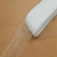 Жесткая " 5 см вуаль из конского волоса Гибкая Свадебная Hadr вуаль кринолин прозрачный/белый для платья шляпы делая