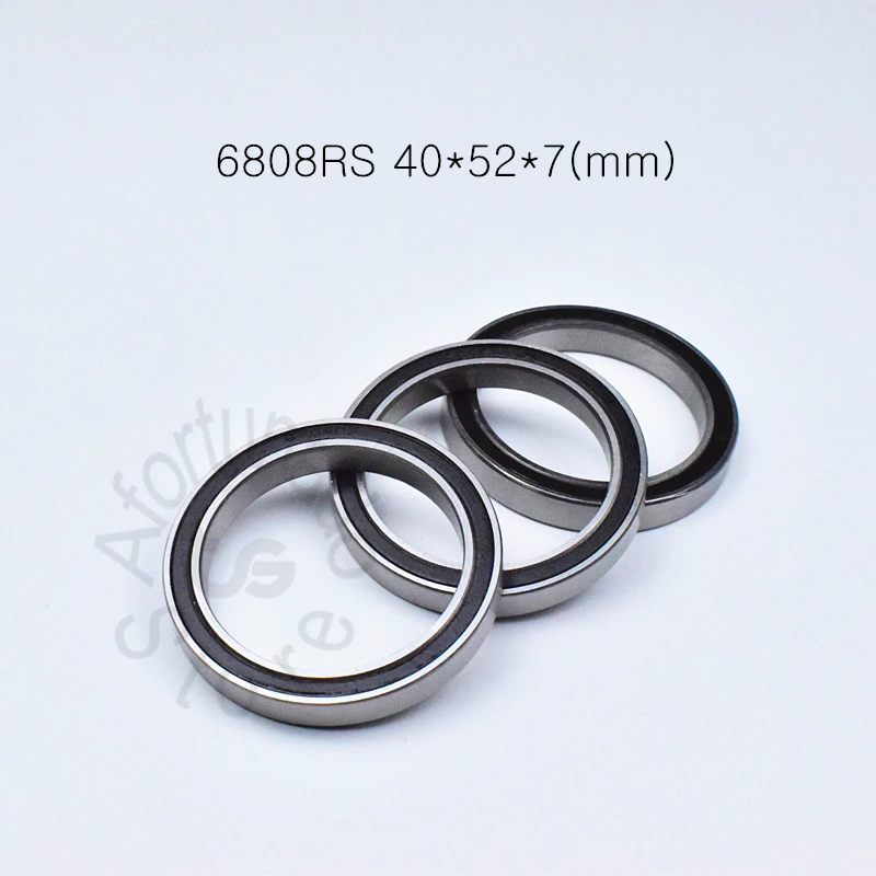 

6808RS 40*52*7 (мм) 1 шт. подшипник ABEC-5 резиновый герметичный Подшипник изготовленные тонкостенные подшипники, подшипники 6808 6808RS конический роликовый подшипник хромистой стали подшипника