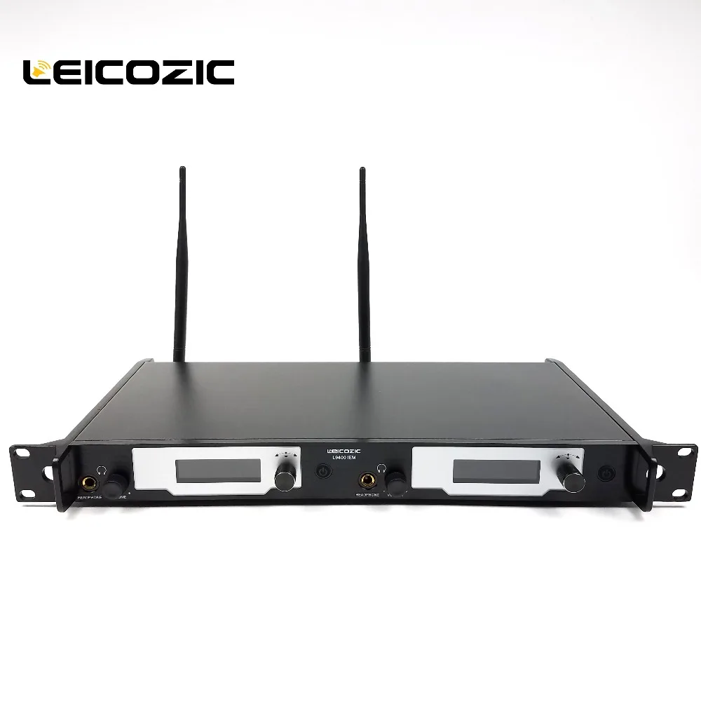 Leicozic система мониторинга в ухо L9400 SR2050 IEM Pro монитор Беспроводной в ухо монитор система Двойной передатчик 2 приемника