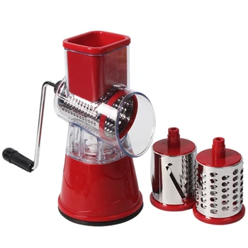 

Manual Vegetable Cutter Slicer Kitchen Tools Multi-functional Round Mandoline Slicer Potato Cheese Kitchen Gadgets