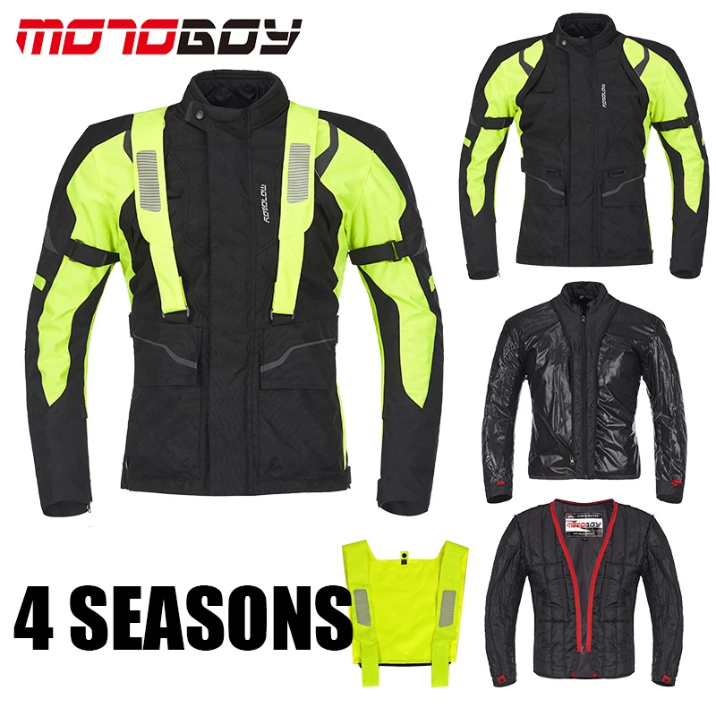MOTOBOY 4 seasons Motorcycle Waterproof Racing Jackets ...