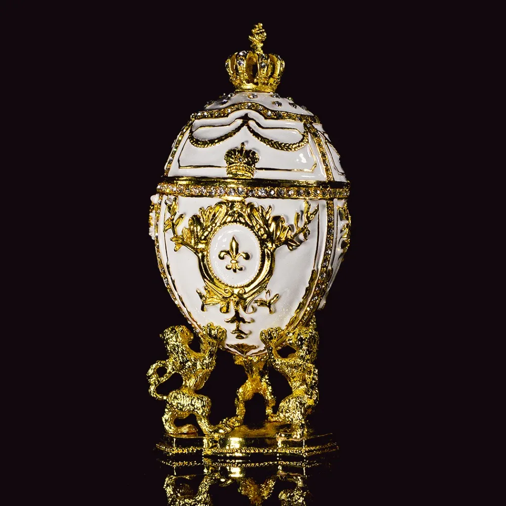 QIFU Горячая подарки большой Королевский Красный Императорский Пасхальное яйцо стиль копилка